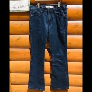 🏁  Vintage Blackish Blue LEVI 515 BOOT CUT Jeans UniSex   Sz 32 X 30